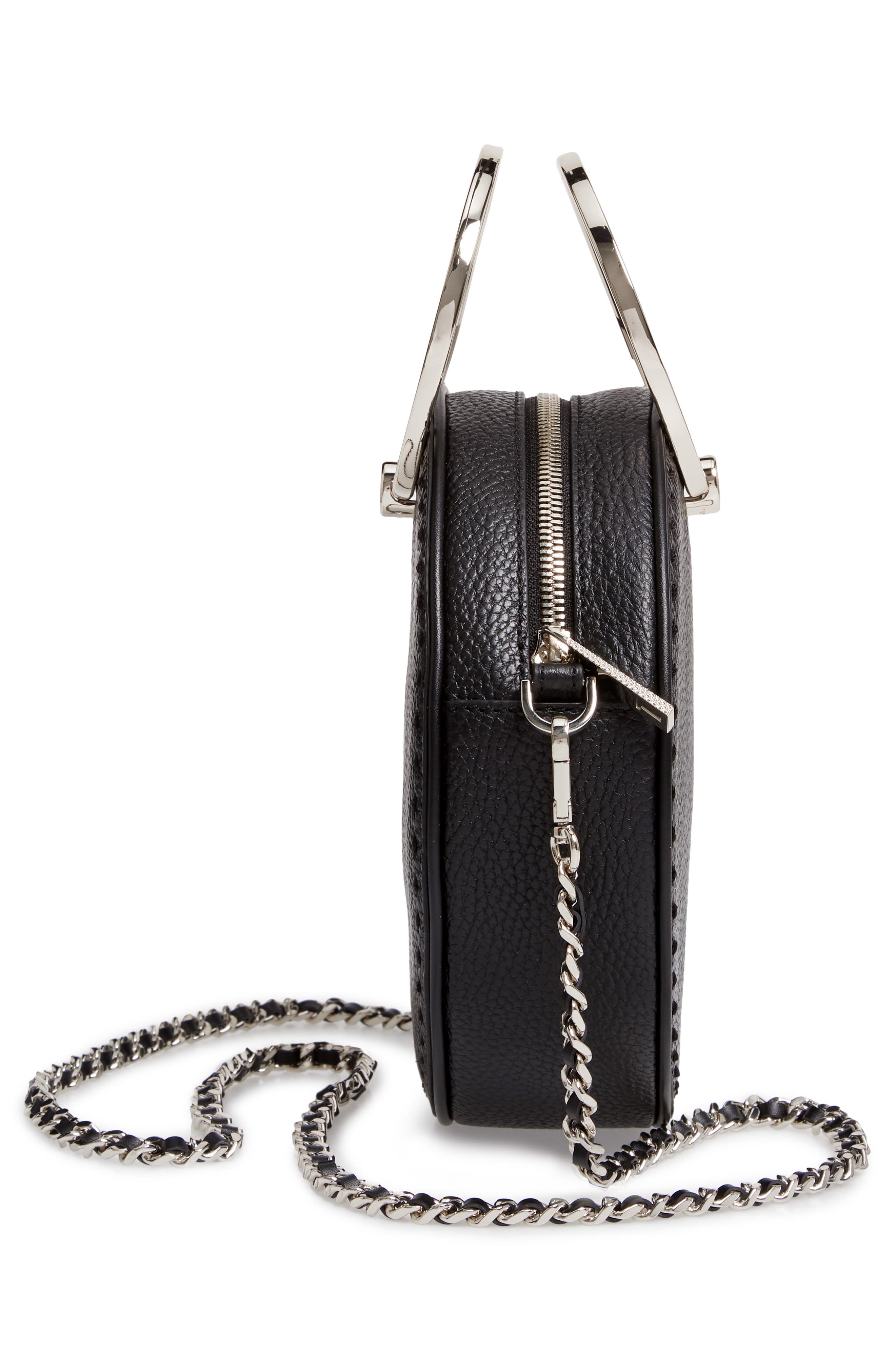 Ted Baker London Maddie Circle Leather Crossbody Bag, Alternate, color, 