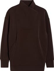 Zella Cozy Scuba Knit Mock Neck Tunic