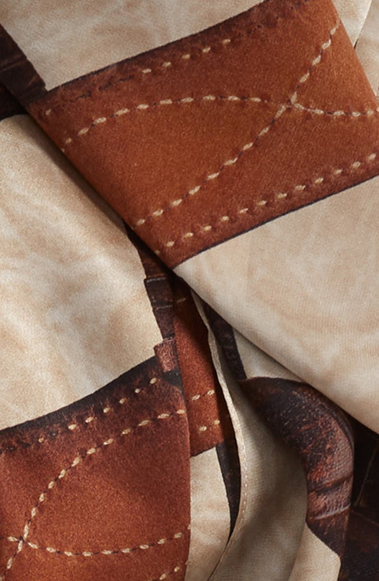 Max Mara Camel Silk Stole, Alternate, color,