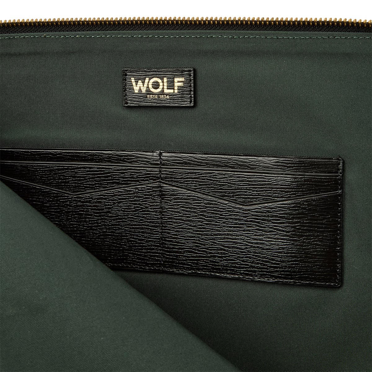 WOLF W Laptop Sleeve, Alternate, color, Black