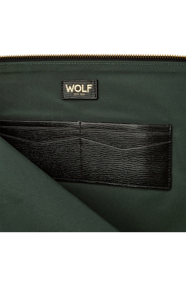 WOLF W Laptop Sleeve, Alternate, color, Black