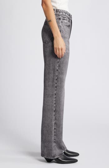 Miramar Trompe l'Oeil High Waist Wide Leg Jeans