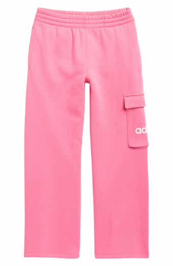 adidas Kids' Fleece Wide Leg Cargo Pants
