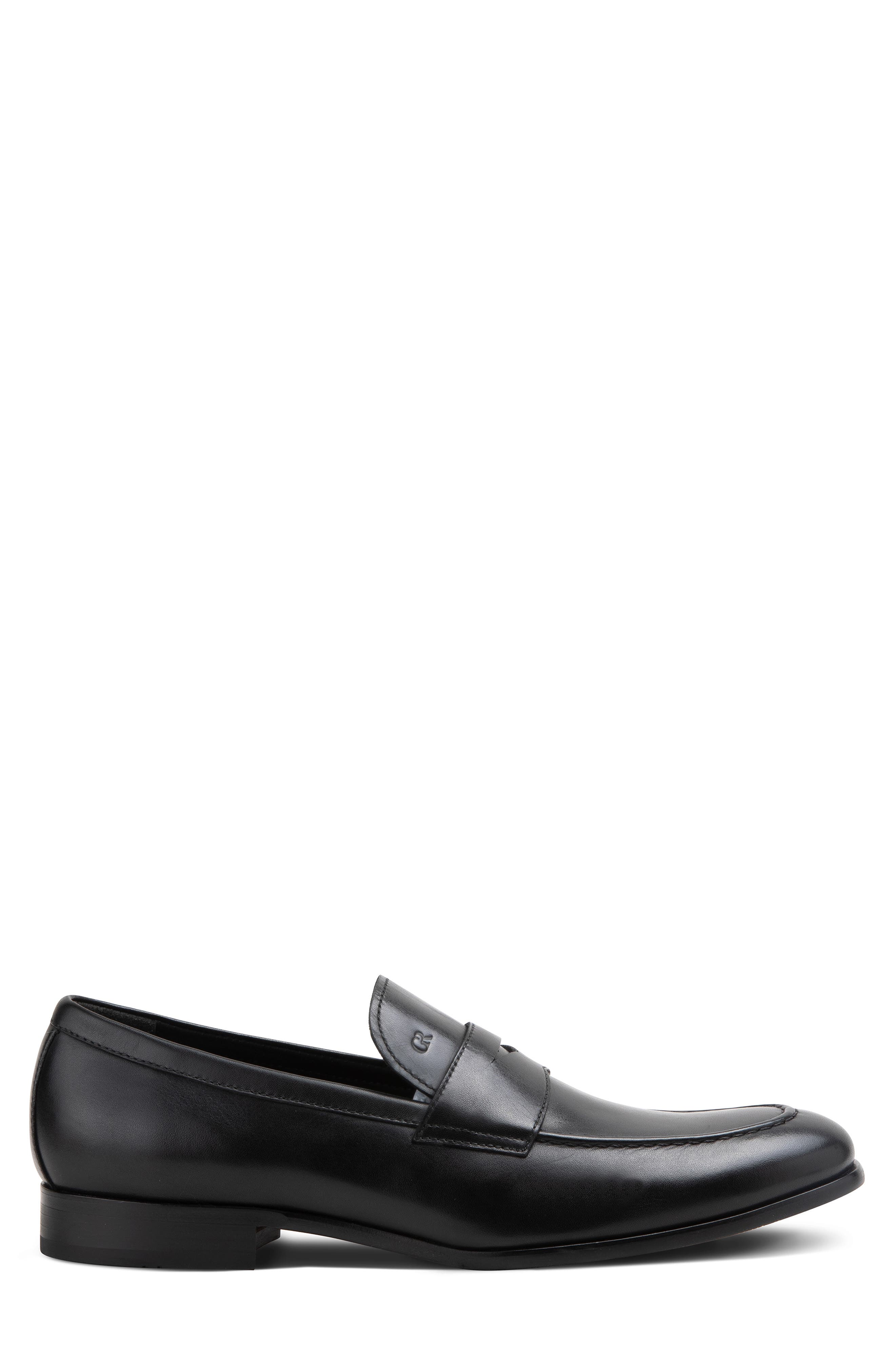 Gordon Rush Avery Penny Loafer, Alternate, color, Black
