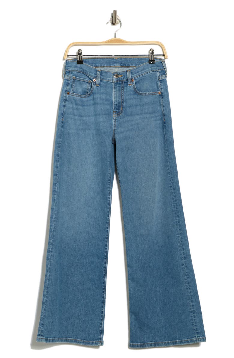 ÉTICA Romi Mid Rise Wide Leg Jeans, Alternate, color, Coba