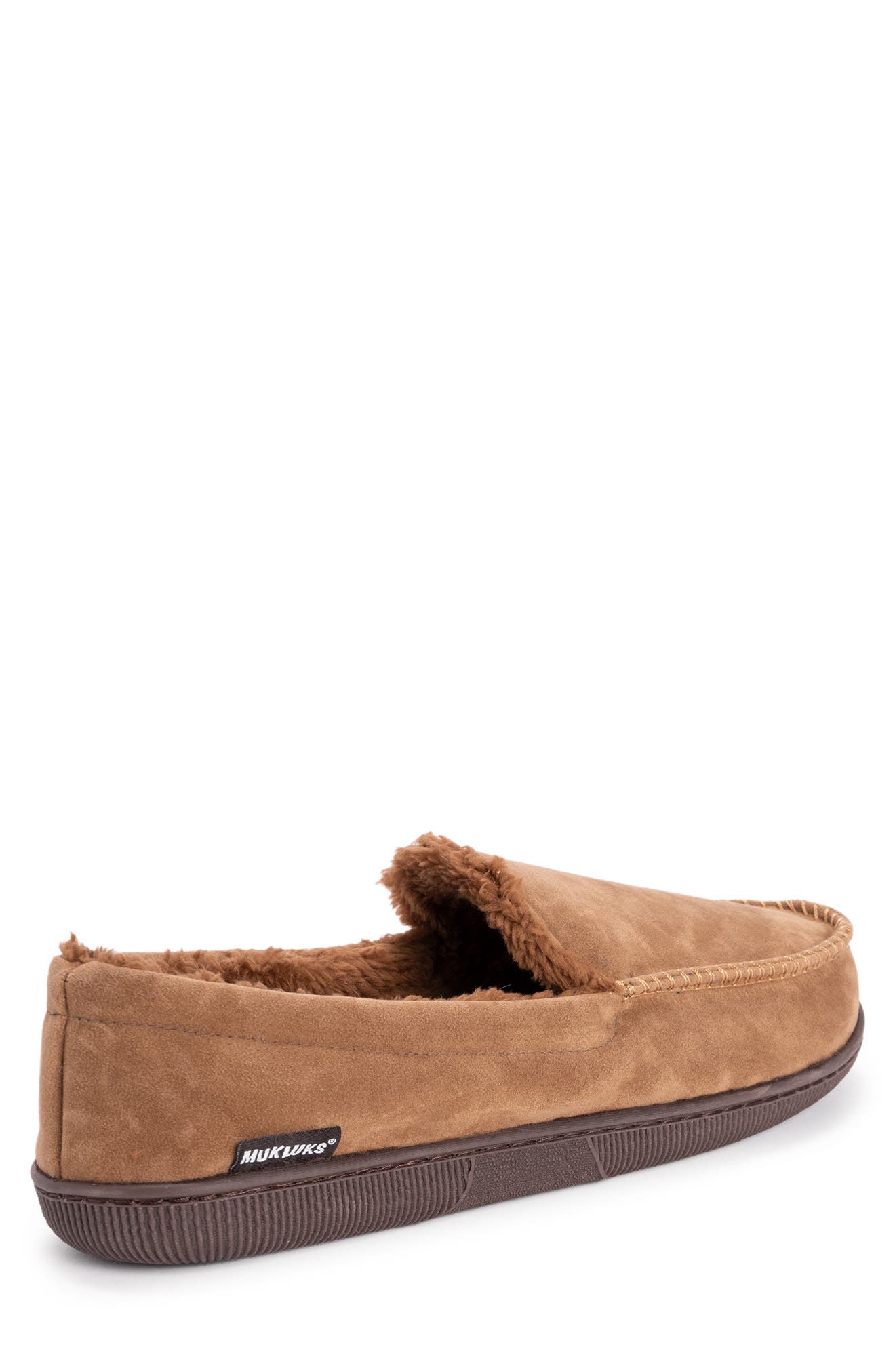 MUK LUKS Faux Shearling Lined Slipper, Alternate, color, Brown