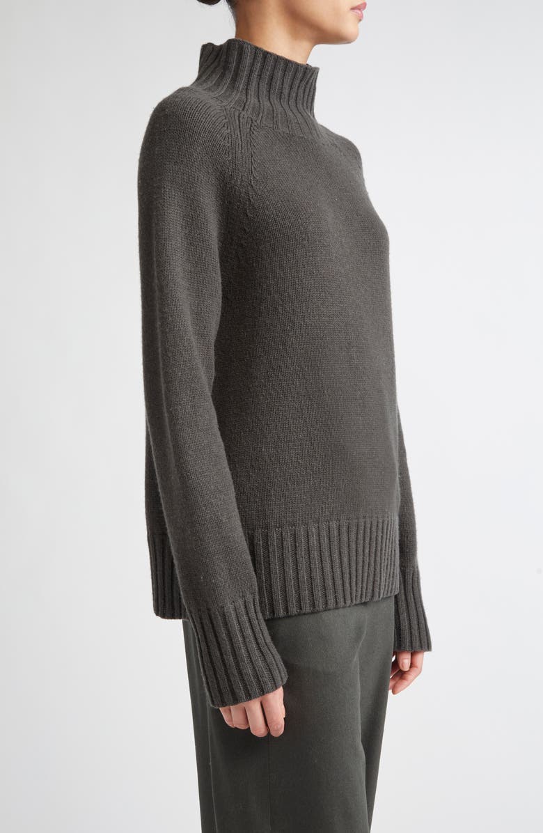 Max Mara Mantova Wool & Cashmere Mock Neck Sweater, Alternate, color, Green