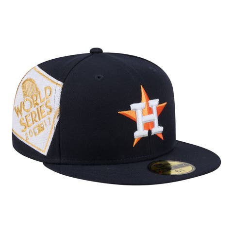 Men's New Era  Navy Houston Astros Hidden Hit 59FIFTY Fitted Hat