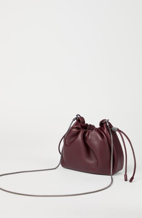 Brunello Cucinelli Soft Leather Mini Mellow Bucket Bag