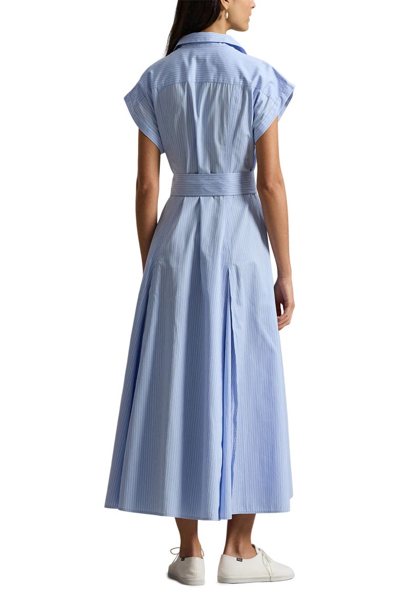Stripe Shirtdress, Alternate, color, BLUE MULTI STRIPE
