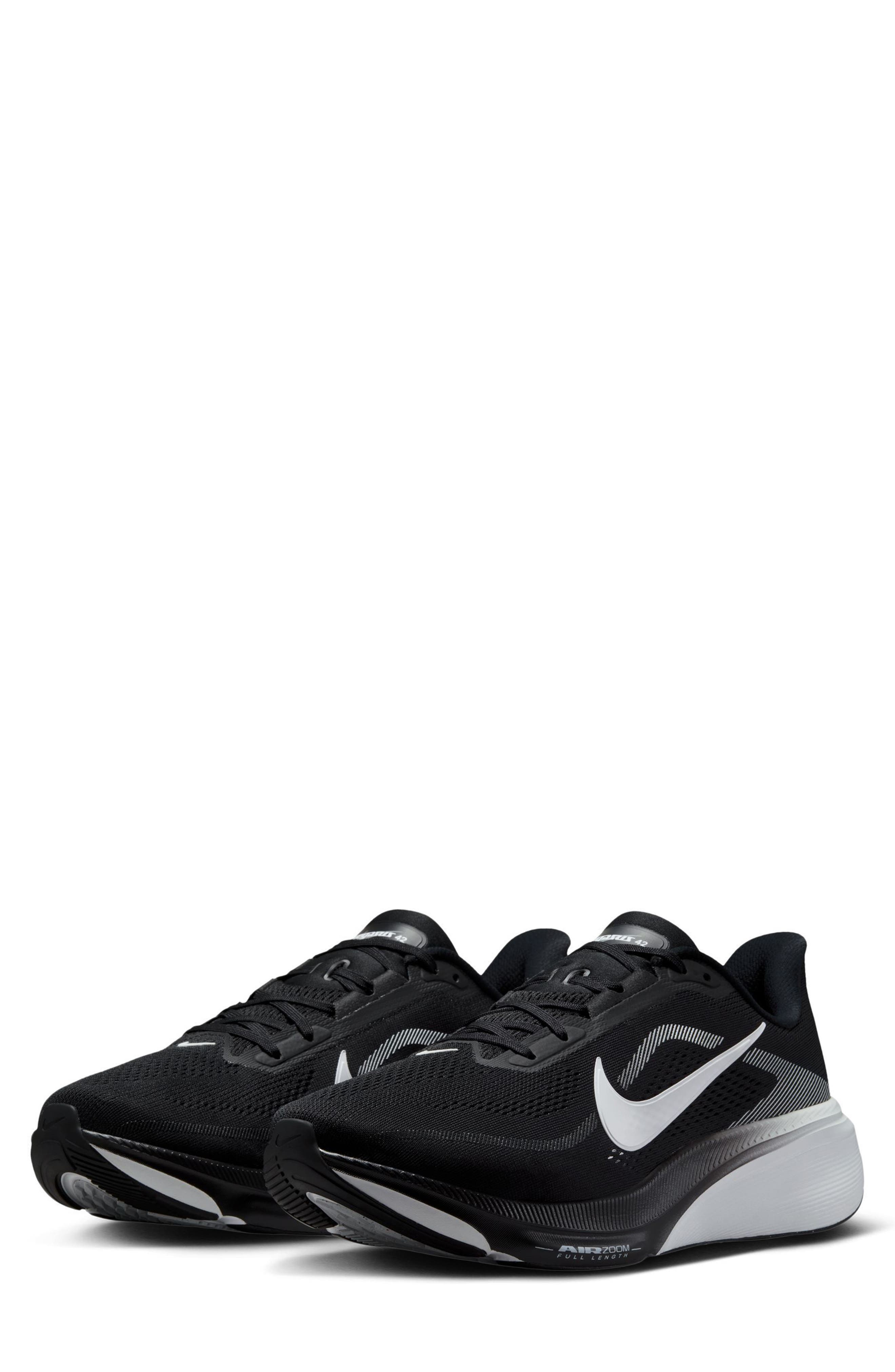 Pegasus 42 Running Shoe, Main, color, 001 BLACK/WHITE