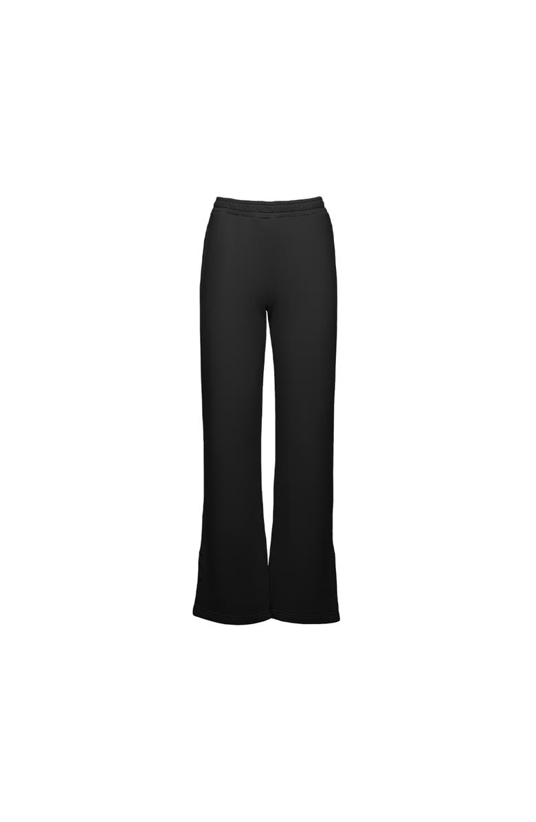 Ocio Organic Cotton Teddy Flare Pant, Alternate, color, Black