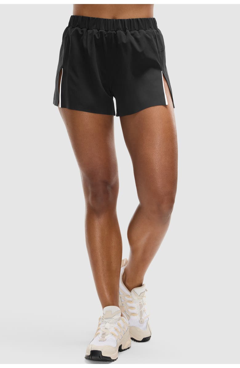 Peloton Output Geometric Run Short, Main, color, Black
