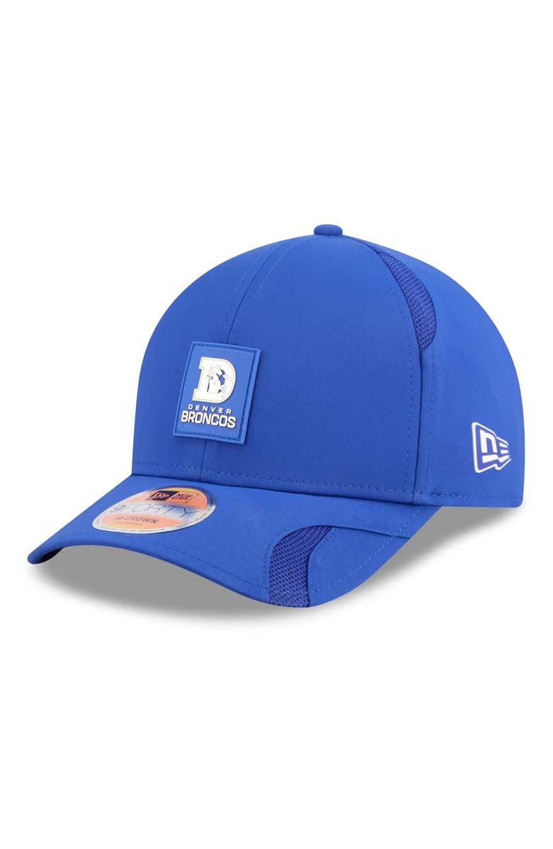 New Era Men's New Era Royal Denver Broncos 2025 Sideline Throwback M-Crown 9FORTY Adjustable Hat, Main, color, 