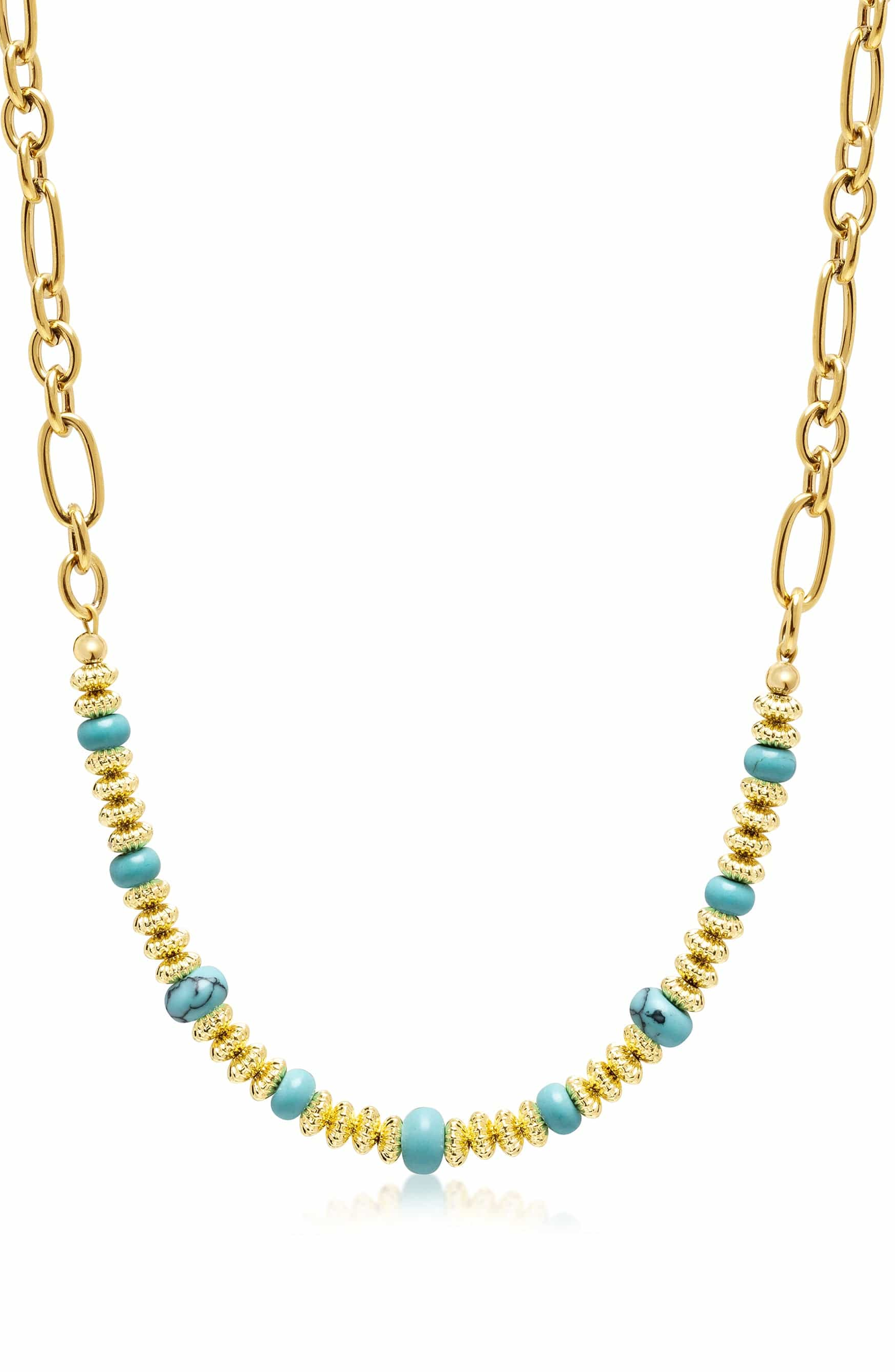selected Gold / Turquoise