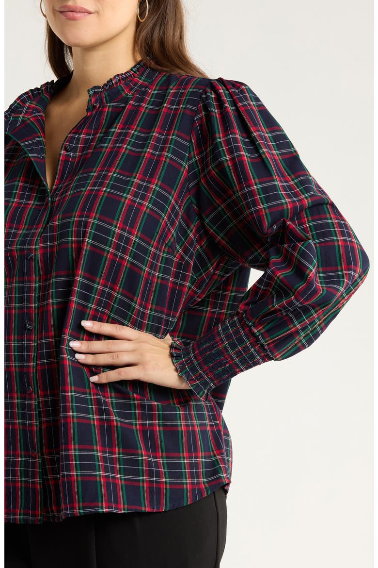 Chapman Plaid Shirt, Alternate, color, NAVY MULTI