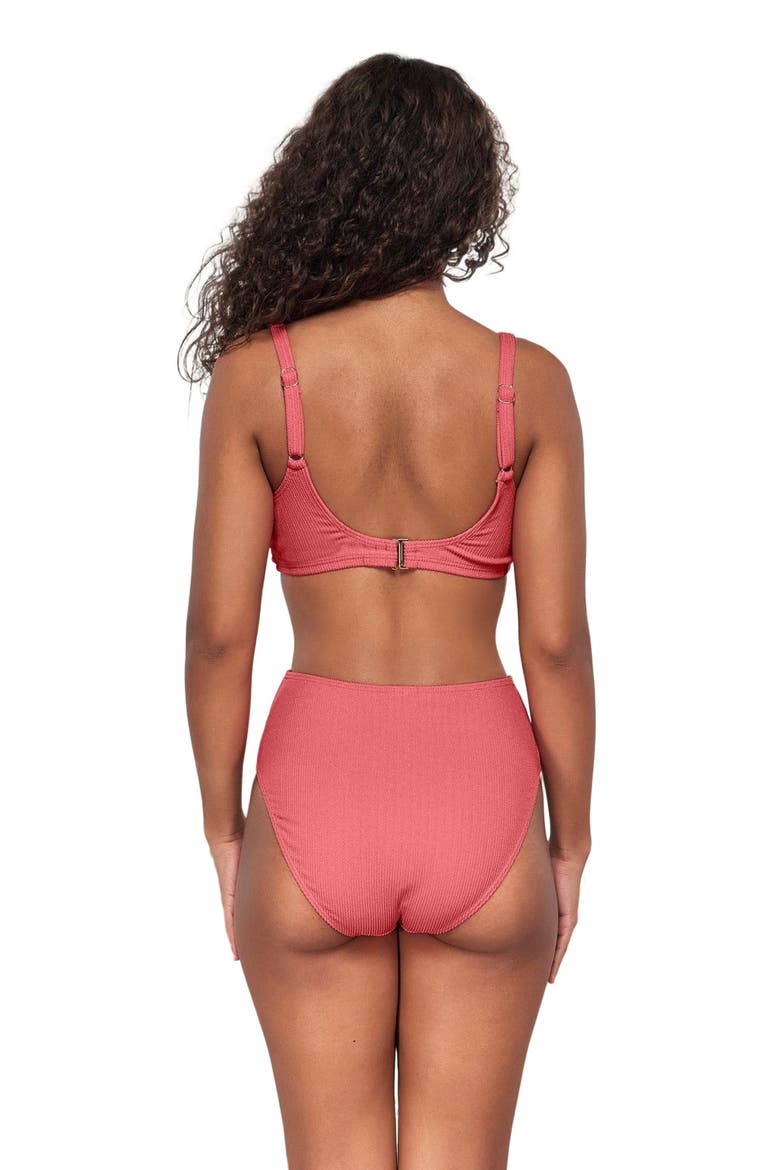 Oceana Bikini Swimsuit Top - DD Cup, Alternate, color, Hibiscus Tea