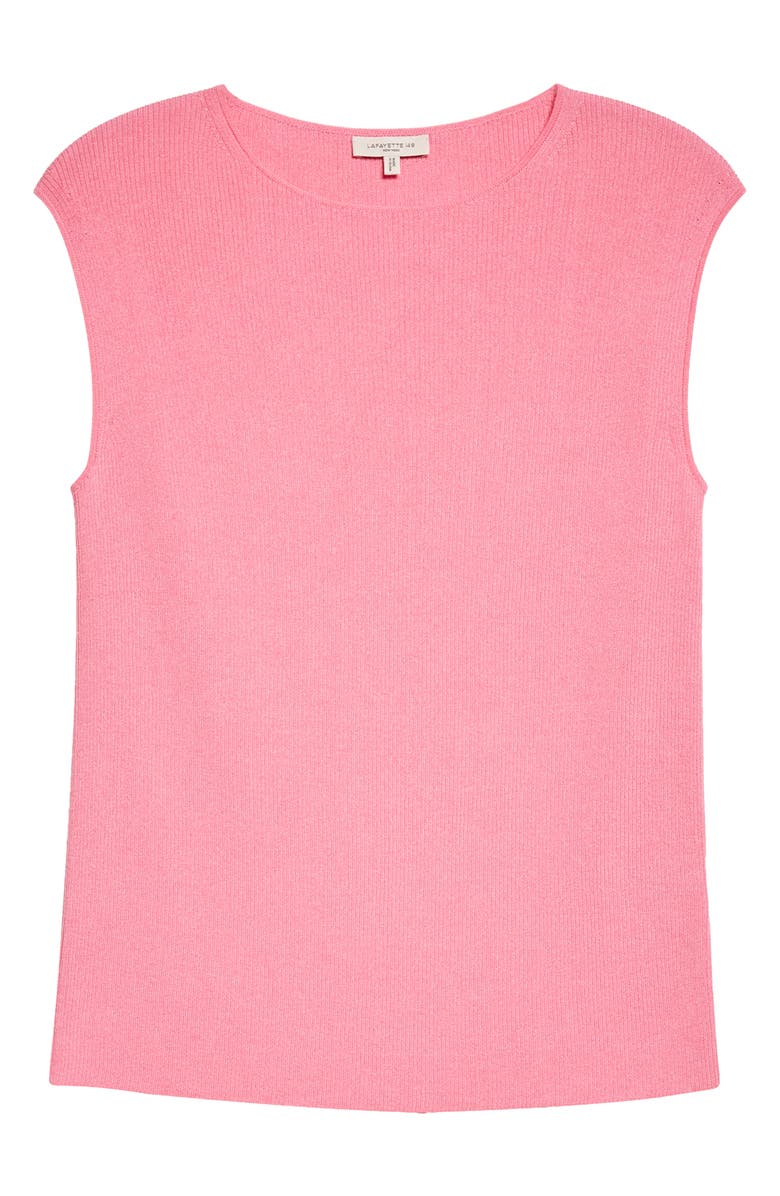 Lafayette 148 New York Sleeveless Rib Sweater Shell, Alternate, color,