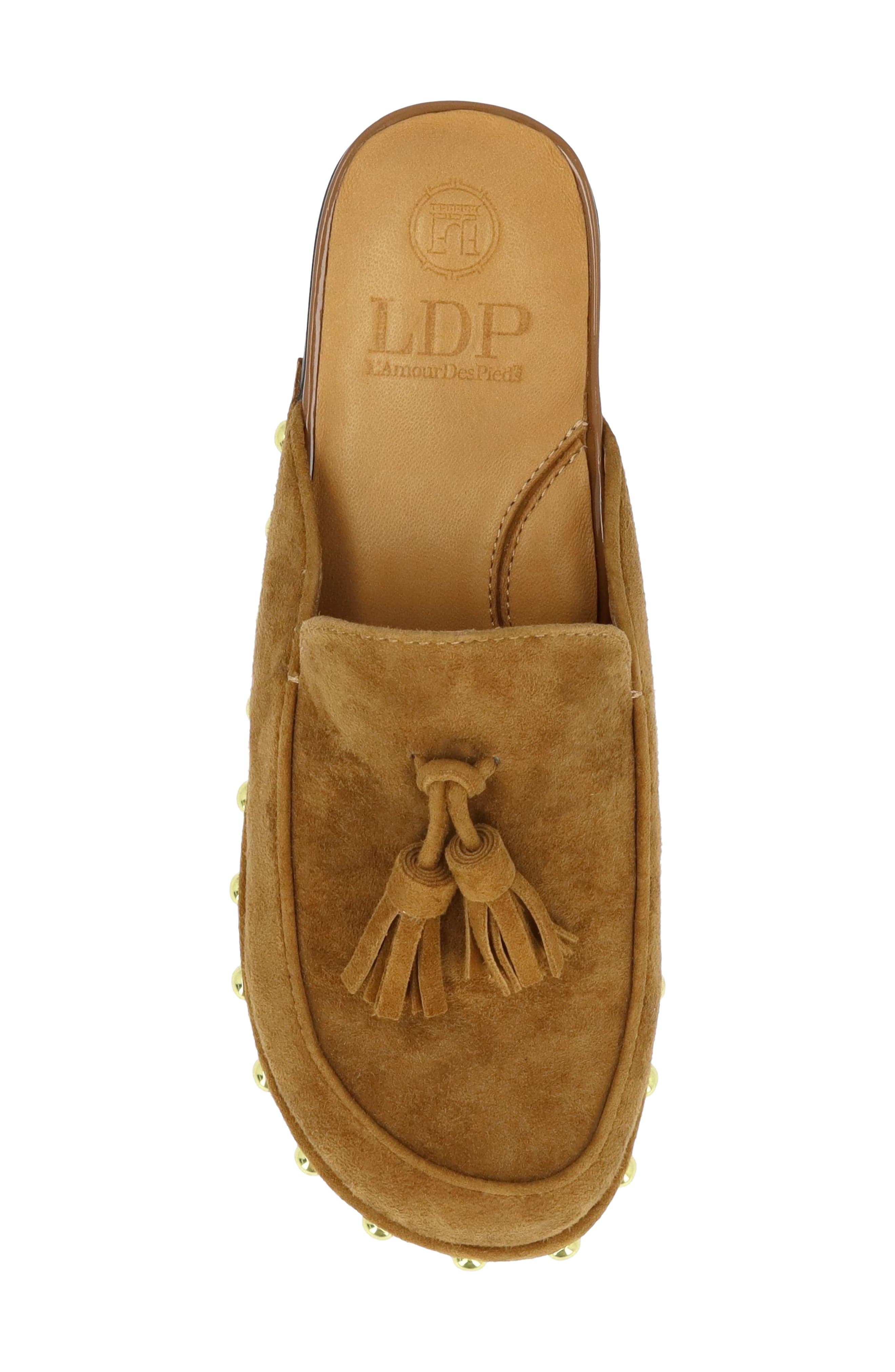 Gracen Platform Loafer Mule, Alternate, color, COFFEE