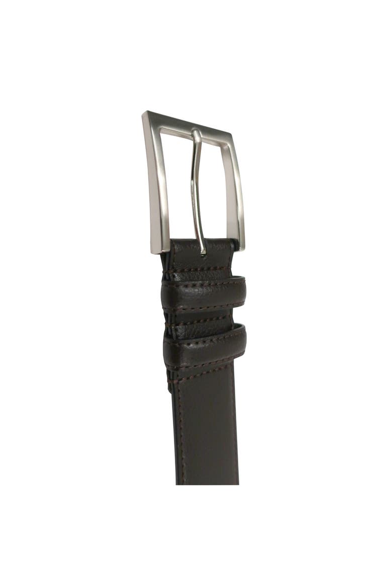 Textured Leather Belt, Alternate, color, Brown