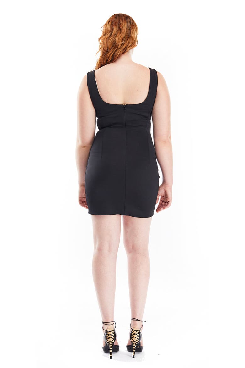 Audrey mini dress, Alternate, color, Black