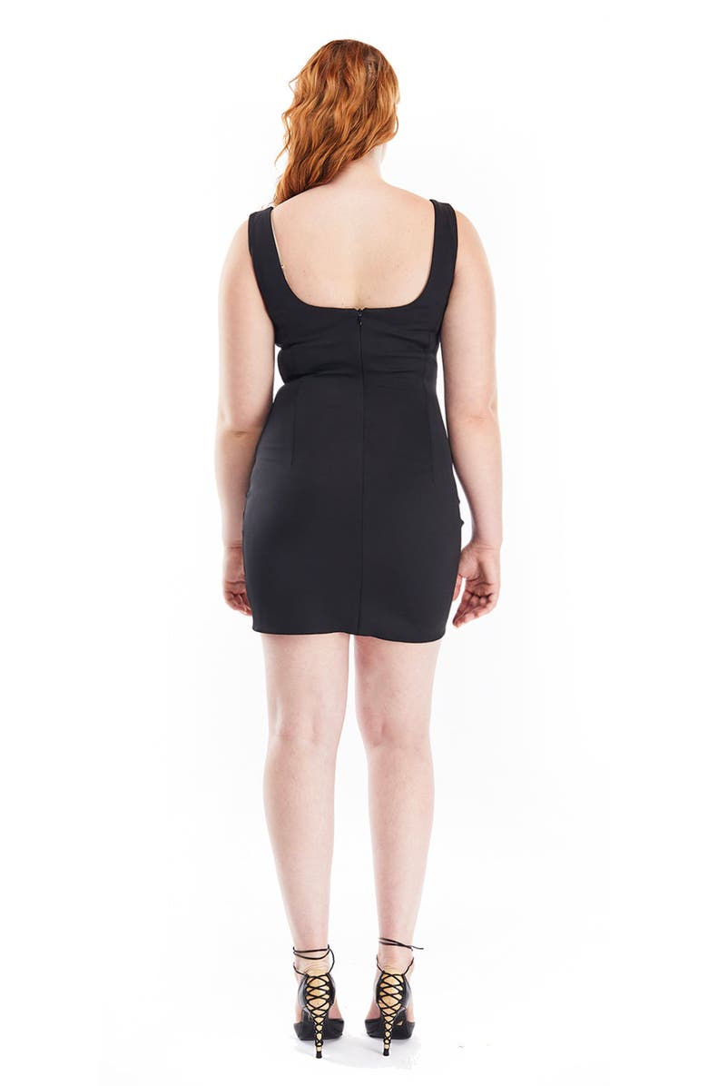 Mother of All Audrey mini dress, Alternate, color, Black