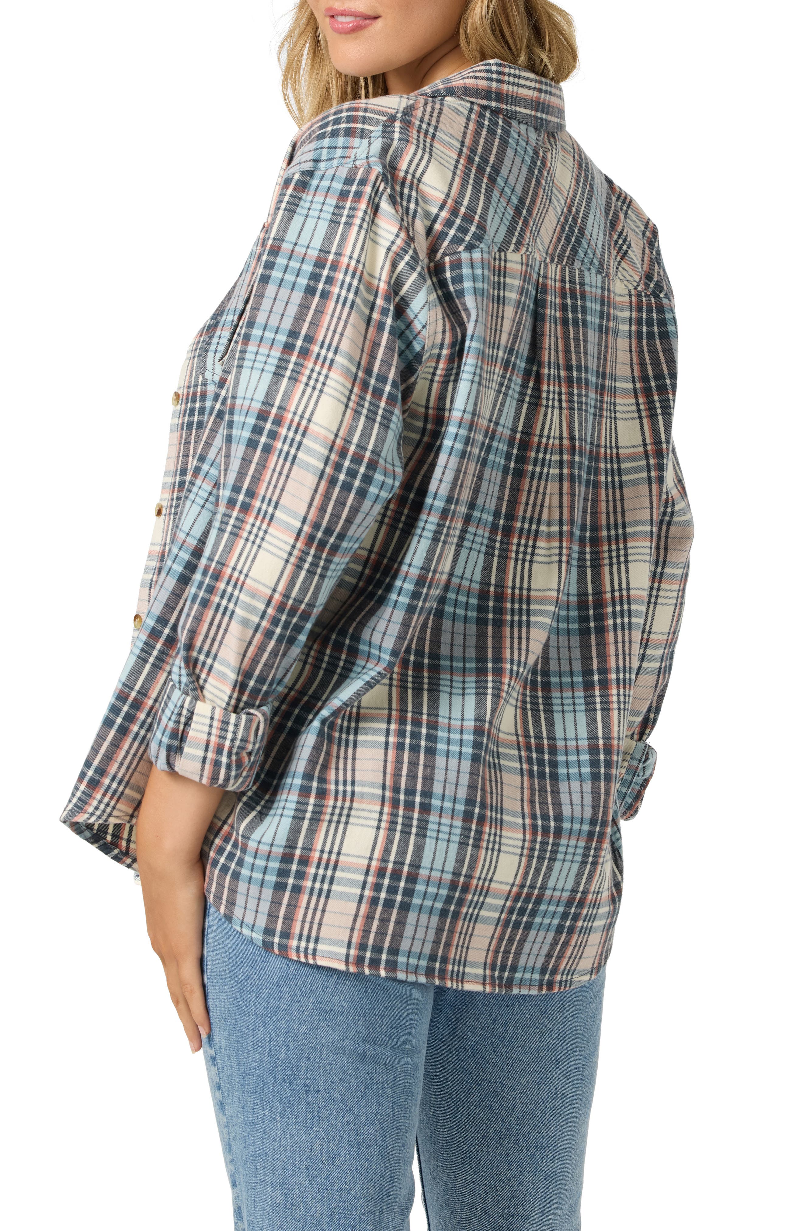 Logan Brushed Flannel Button-Up Shirt - image 2