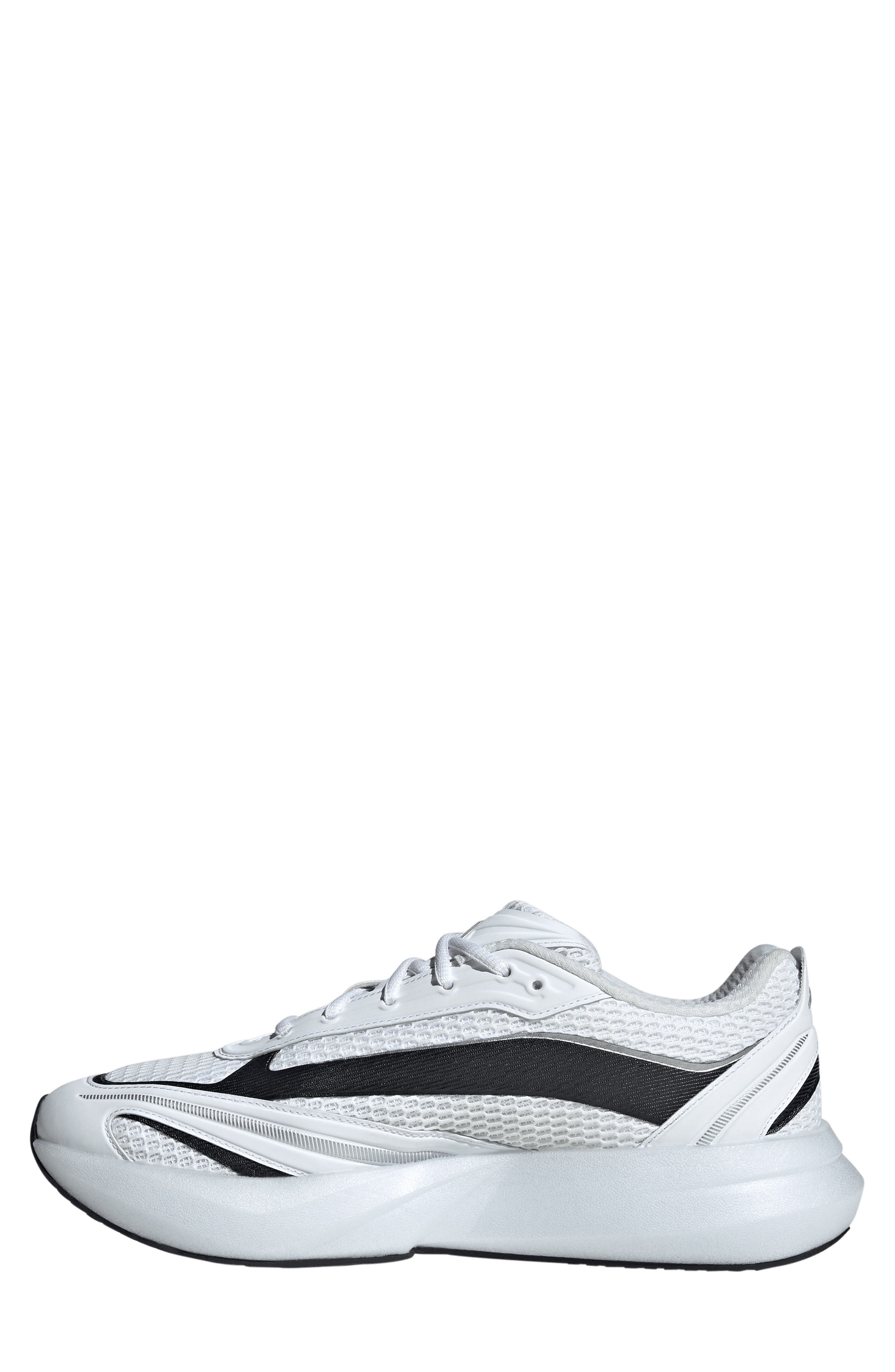 adidas Lightblaze Glow Sneaker, Alternate, color, White/ Matte Silver/ Black