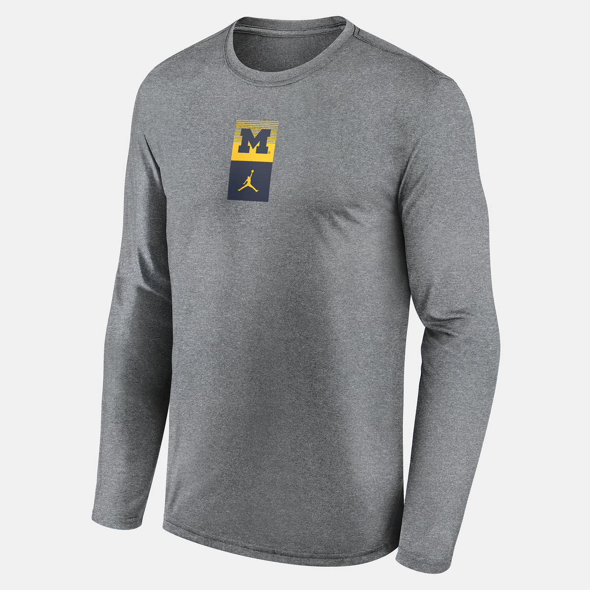 Jordan Brand Men's Jordan Brand Heather Gray Michigan Wolverines Double ...