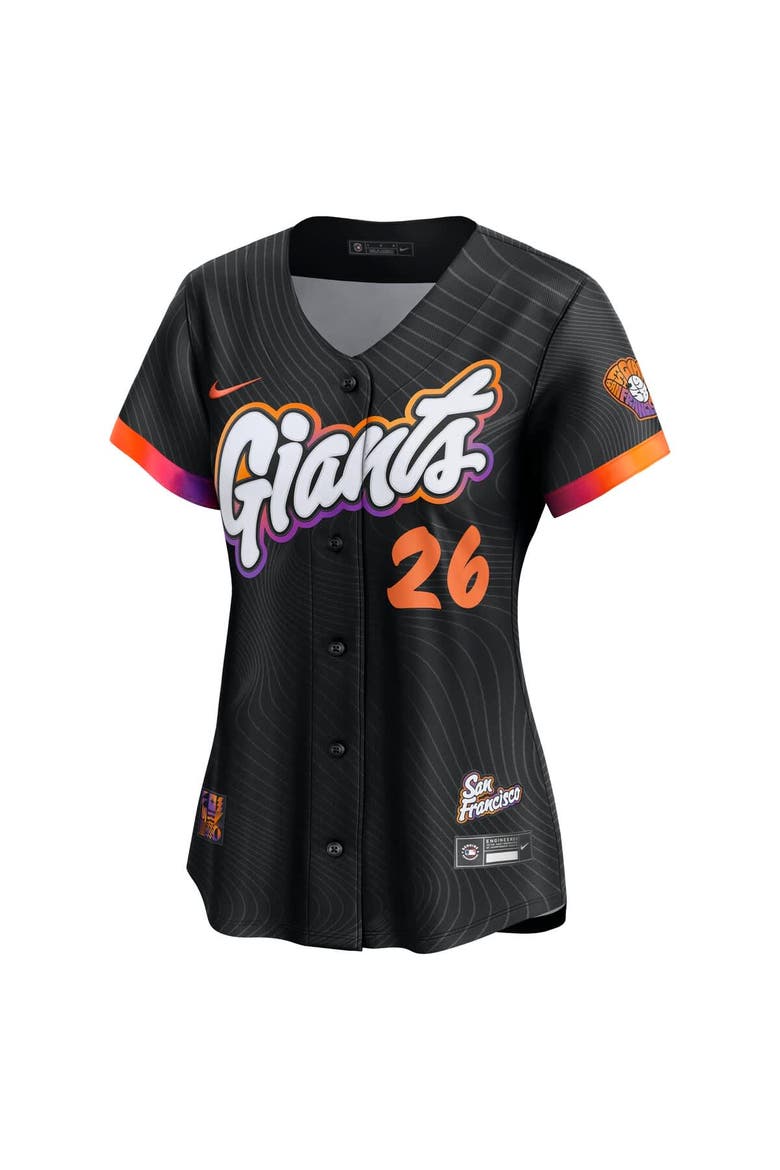Women's Nike Matt Chapman Anthracite San Francisco Giants 2025 City Connect Limited Jersey, Alternate, color, Anthracite