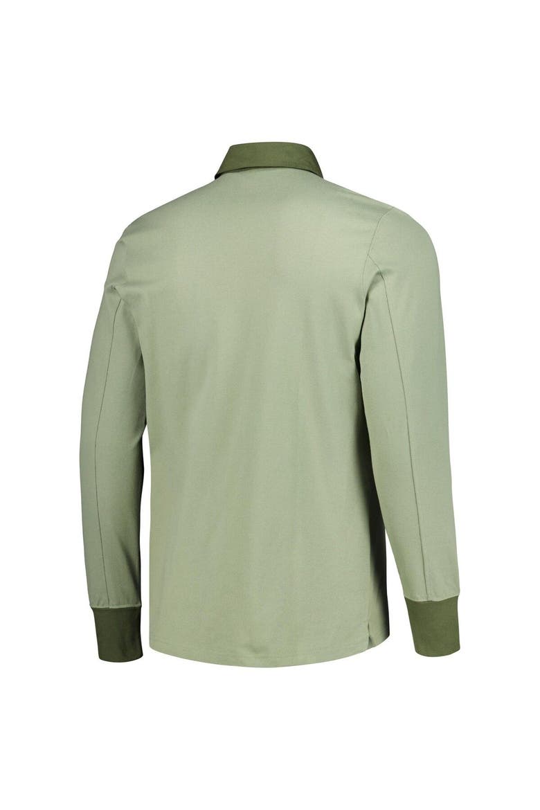 Men's adidas 2023 Player Green LAFC Travel Long Sleeve Polo, Alternate, color, Green