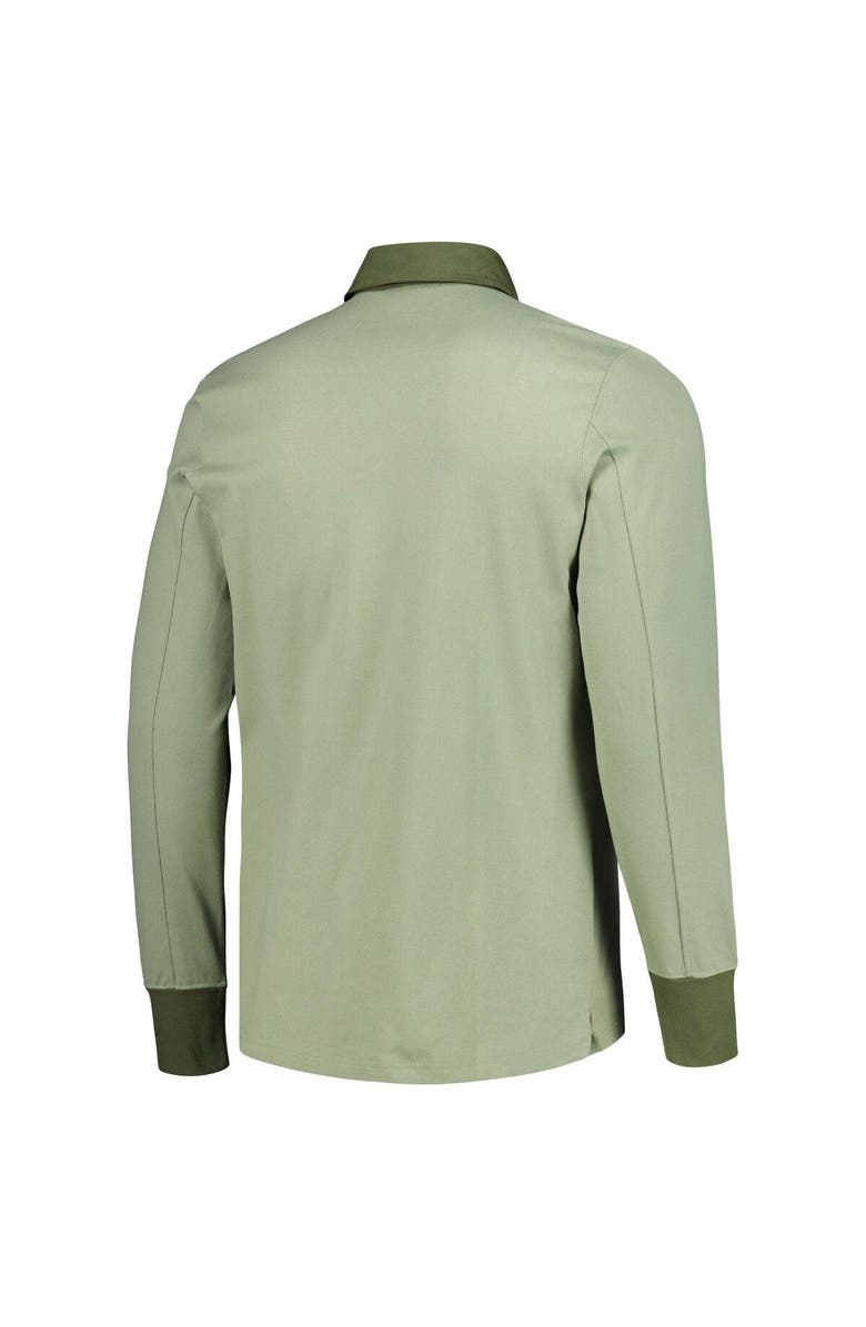 adidas Men's adidas 2023 Player Green LAFC Travel Long Sleeve Polo, Alternate, color, Green