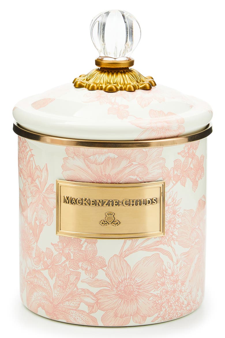 Small Rosy English Canister, Main, color, ROSY