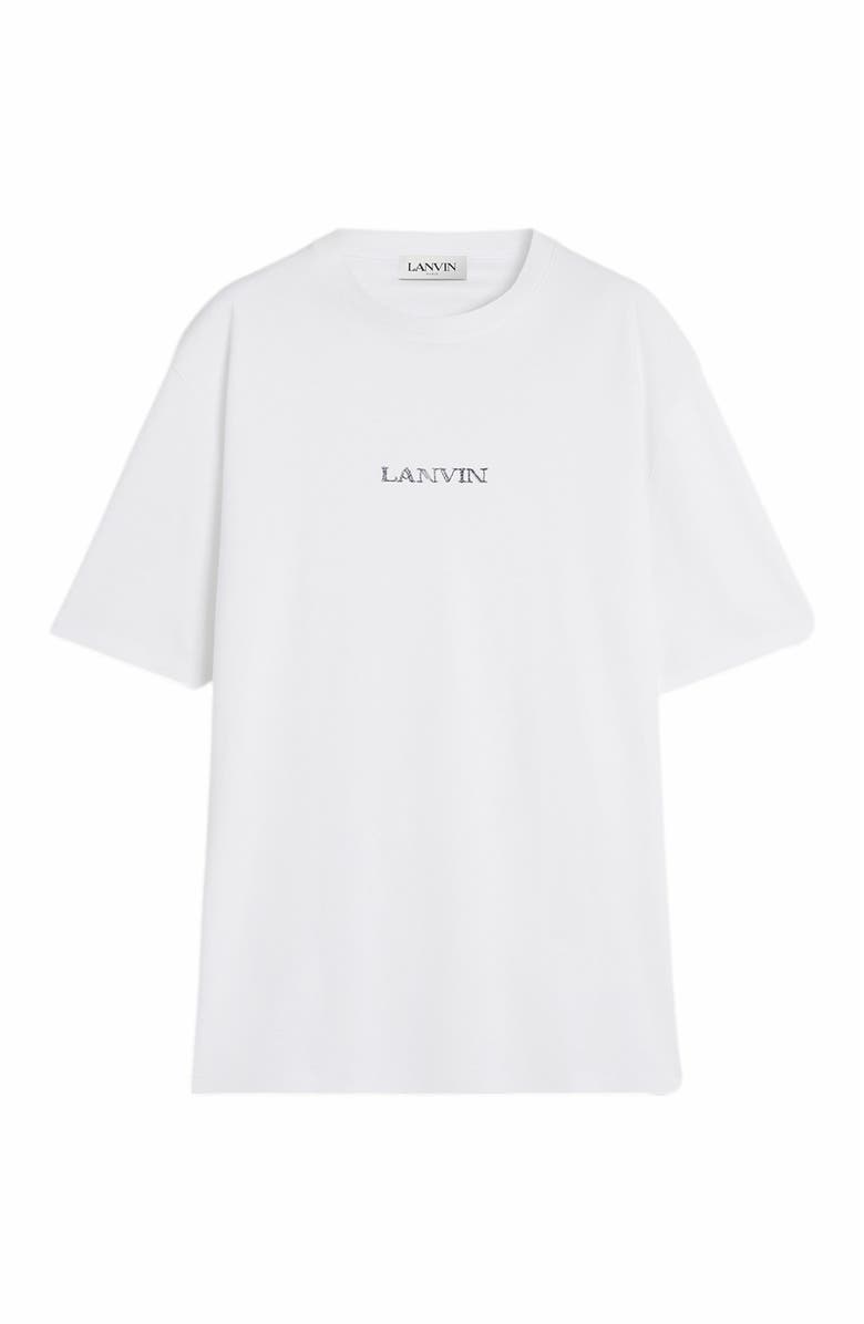 Lanvin Unisex Lanvin Logo T-Shirt, Alternate, color, Optic White