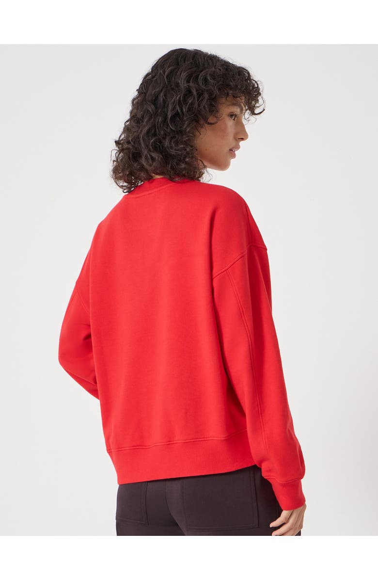 Hush Collegiate 03 Graphic Sweatshirt, Alternate, color, Bright Red