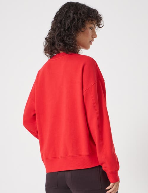 Hush Collegiate 03 Graphic Sweatshirt In Red