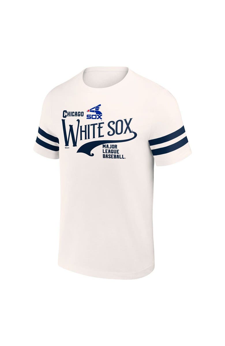 Darius Rucker Collection by Fanatics Men's Darius Rucker Collection by Fanatics Cream Chicago White Sox Yarn Dye Vintage T-Shirt, Alternate, color, 