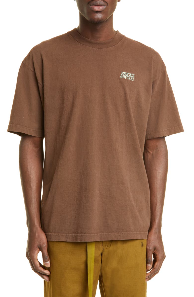 Bricks & Wood Logo T-Shirt, Main, color, 