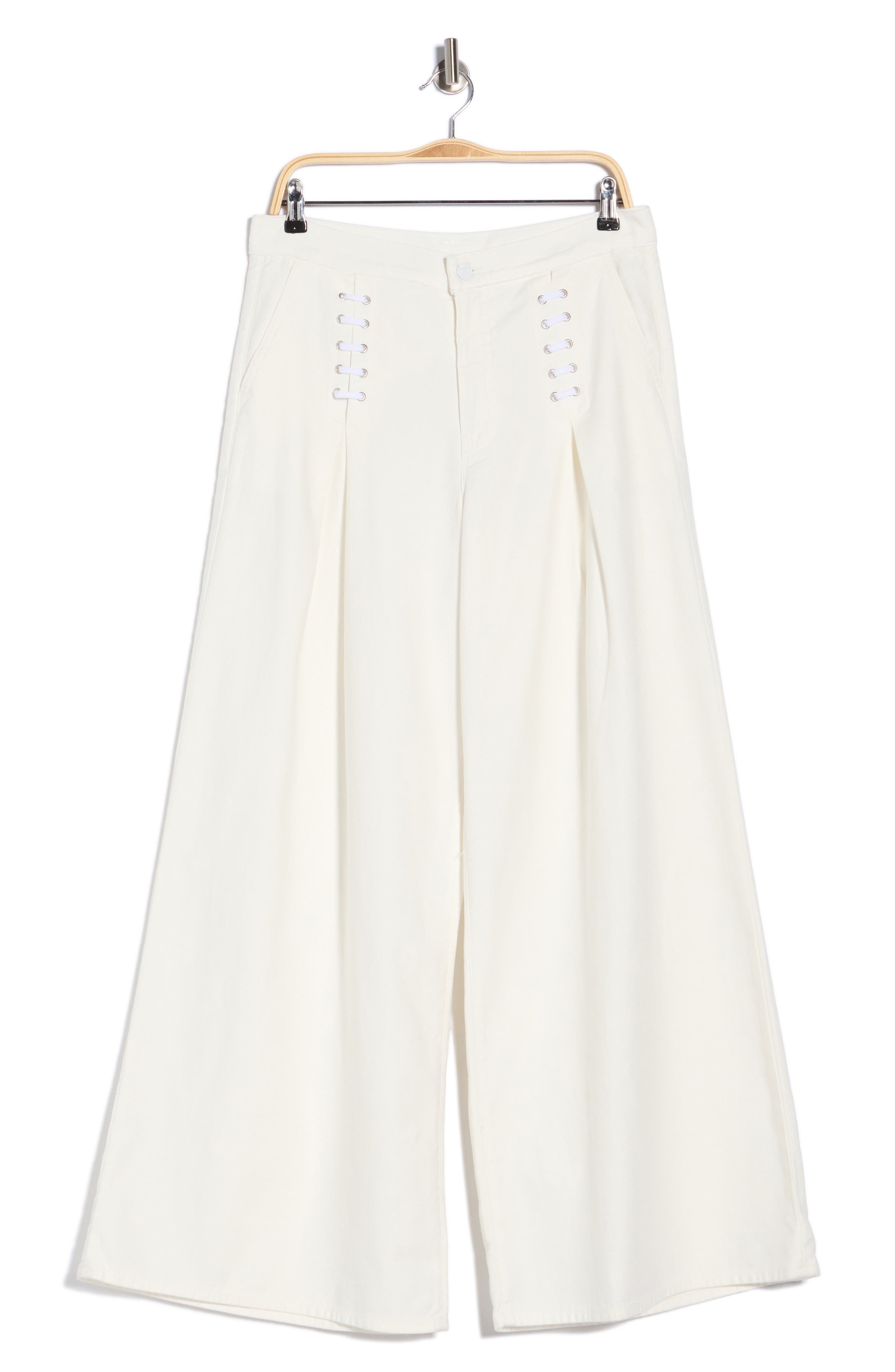 The Undercover Laced-up High Waist Wide Leg Jeans