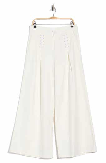 The Undercover Laced-up High Waist Wide Leg Jeans