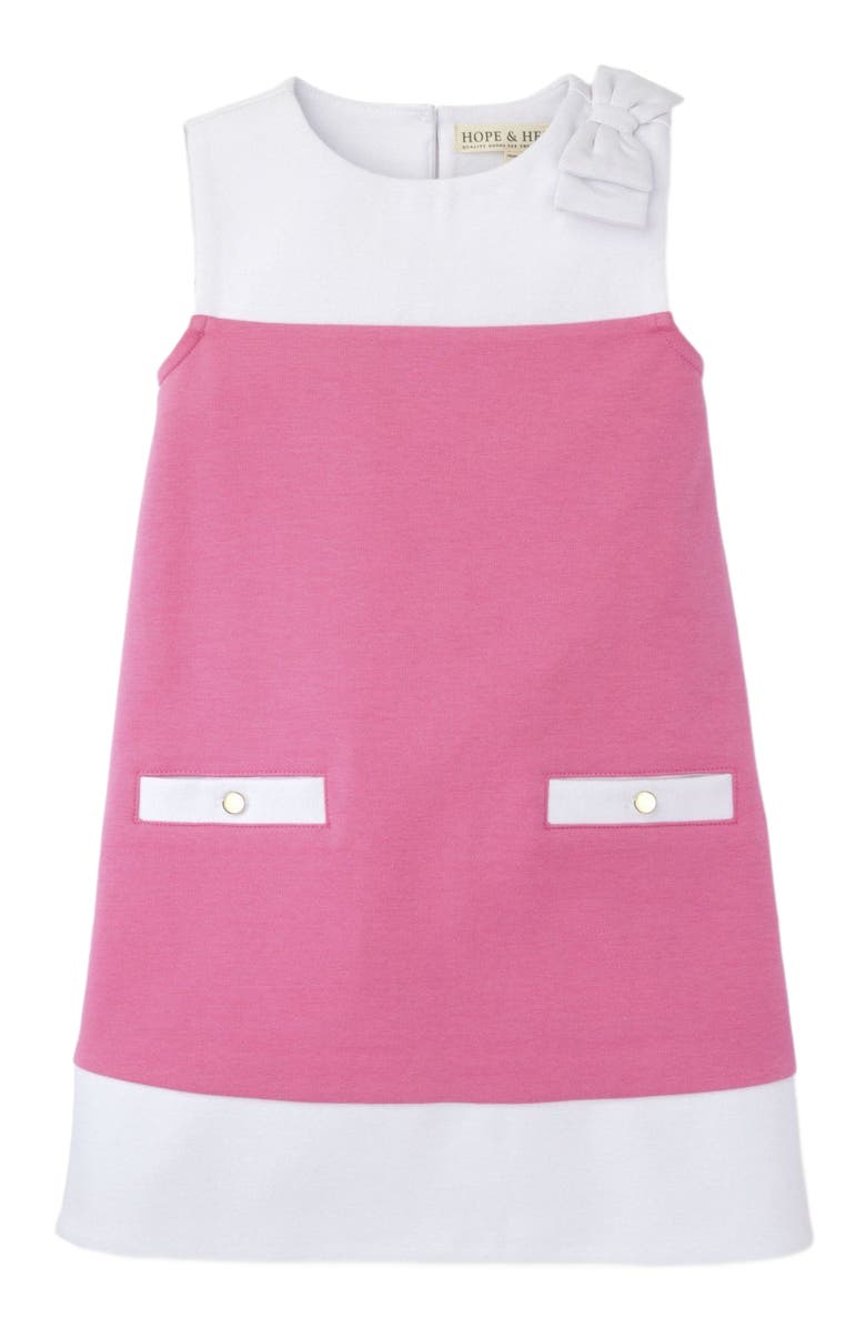 Hope & Henry Baby Girls' A-Line Ponte Knit Dress, Infant, Alternate, color,