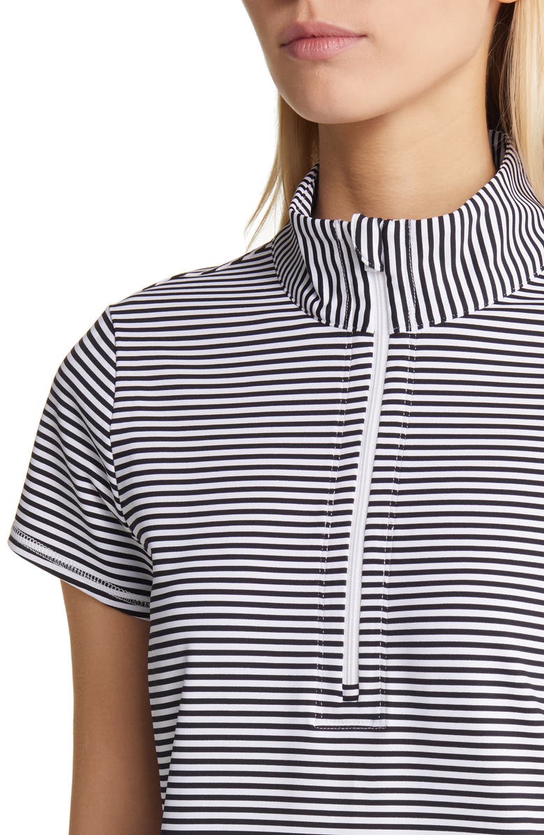 Tommy Bahama Aubrey Cassia Stripe IslandZone<sup
®</sup
 Knit Shift Dress, Alternate, color, 