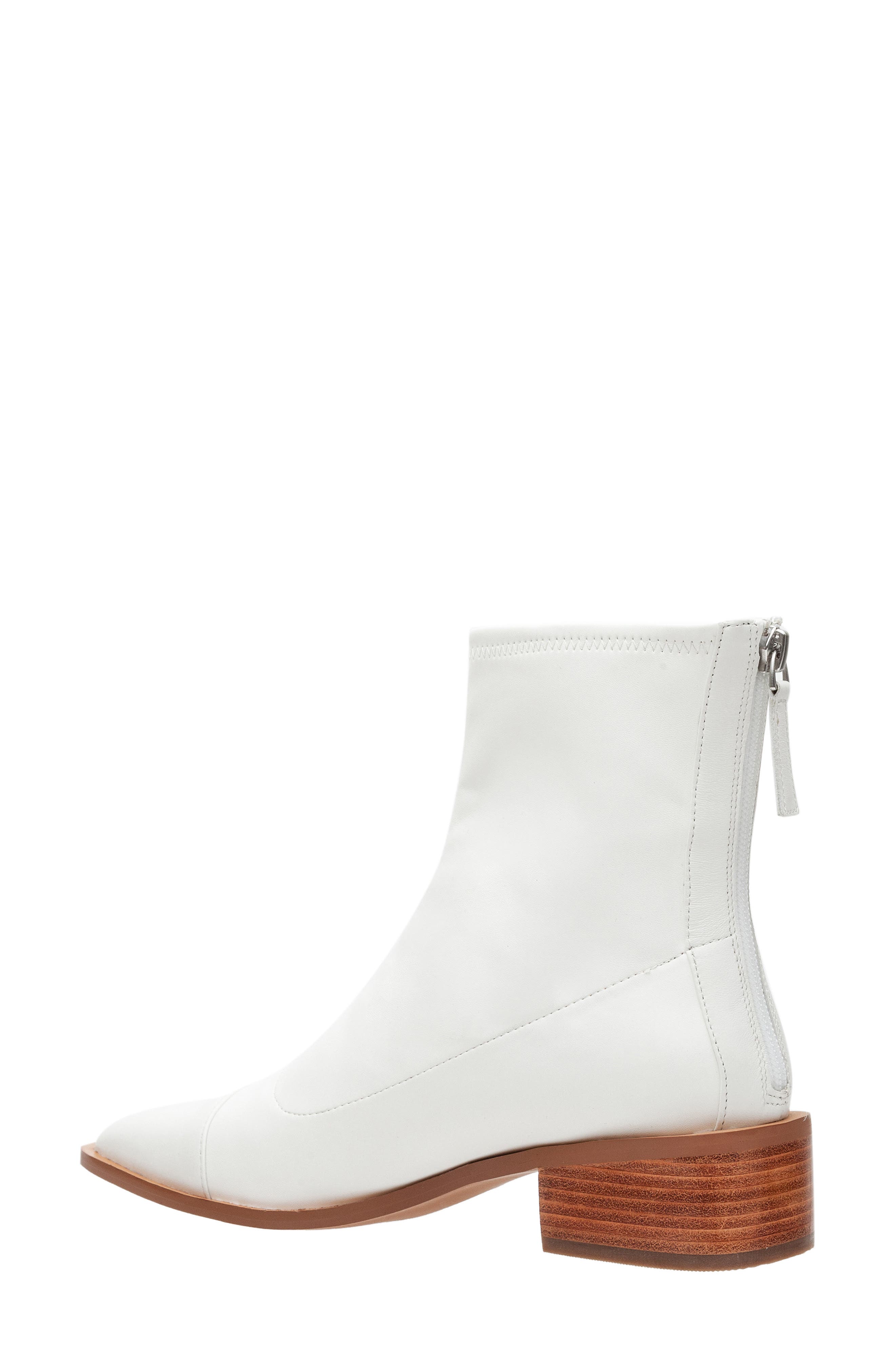 Linea Paolo Venata Block Heel Bootie, Alternate, color, Eggshell