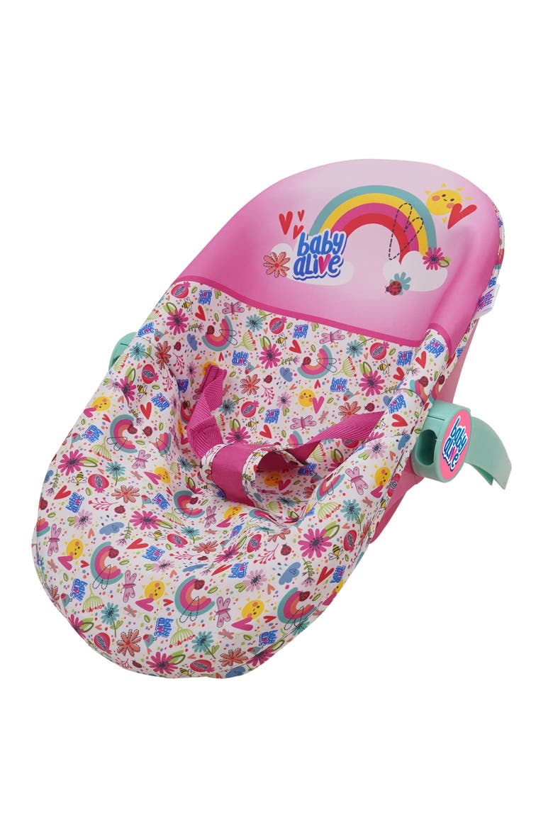 Deluxe Doll Car Seat, Alternate, color, Multicolored