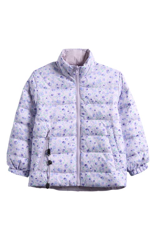 Calonie Kids' Blake Reversible Down Puffer Jacket In Purple