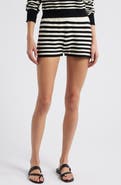 Solid & Striped The Celeste Stripe Cotton Knit Shorts