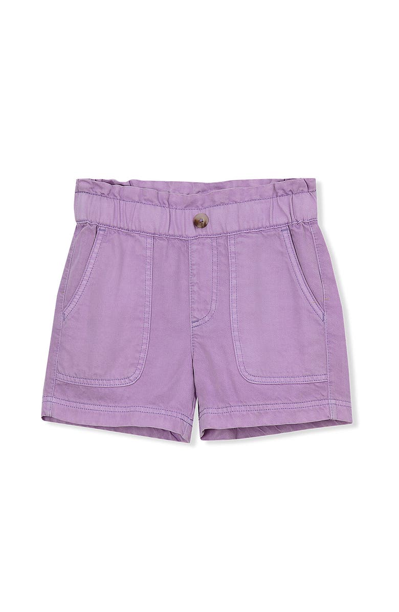 Lands' End Girls Woven Twill Shorts, Main, color, Pastel Lilac