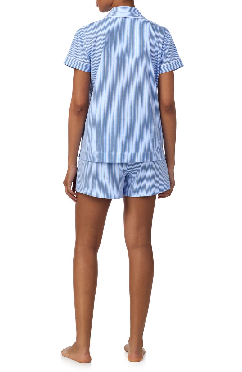 Lauren Ralph Lauren Print Short Pajamas, Alternate, color, Blue Print
