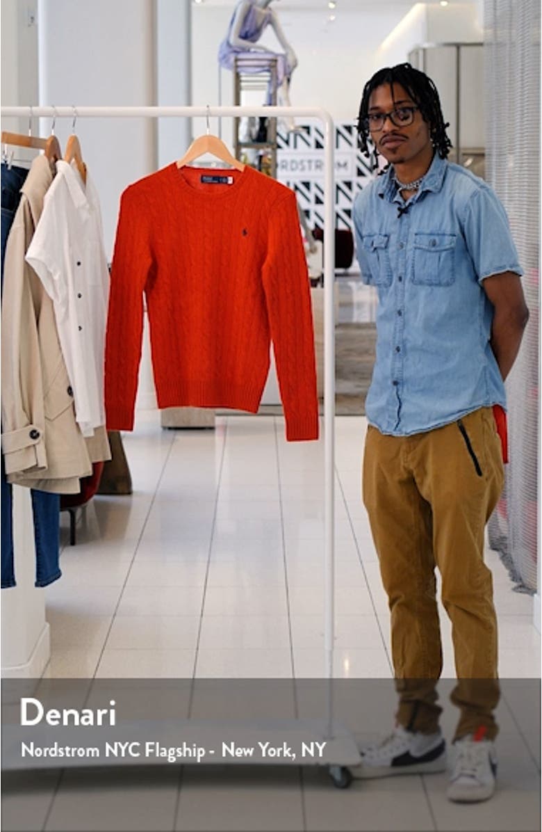 Julianna Wool & Cashmere Cable Stitch Sweater, sales video thumbnail