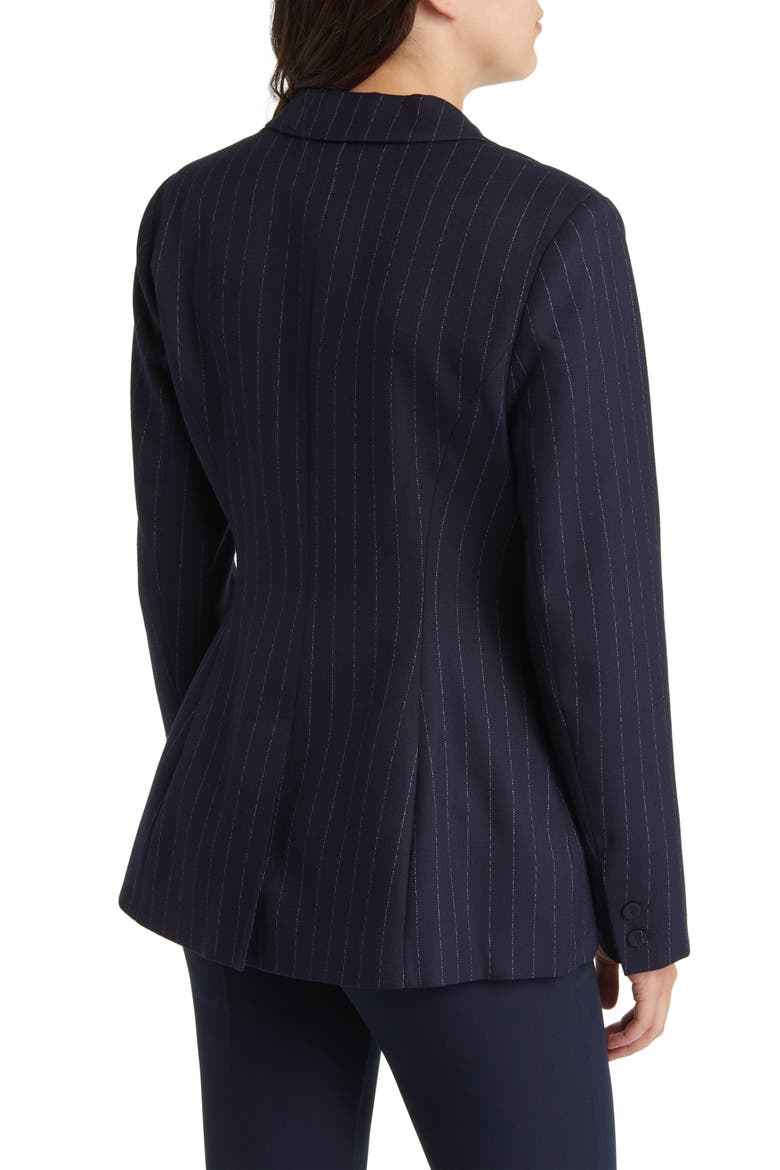The Favorite Pinstripe Blazer, Alternate, color, NAVY PINSTRIPE